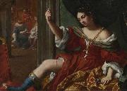 Portia wounding her thigh Elisabetta Sirani